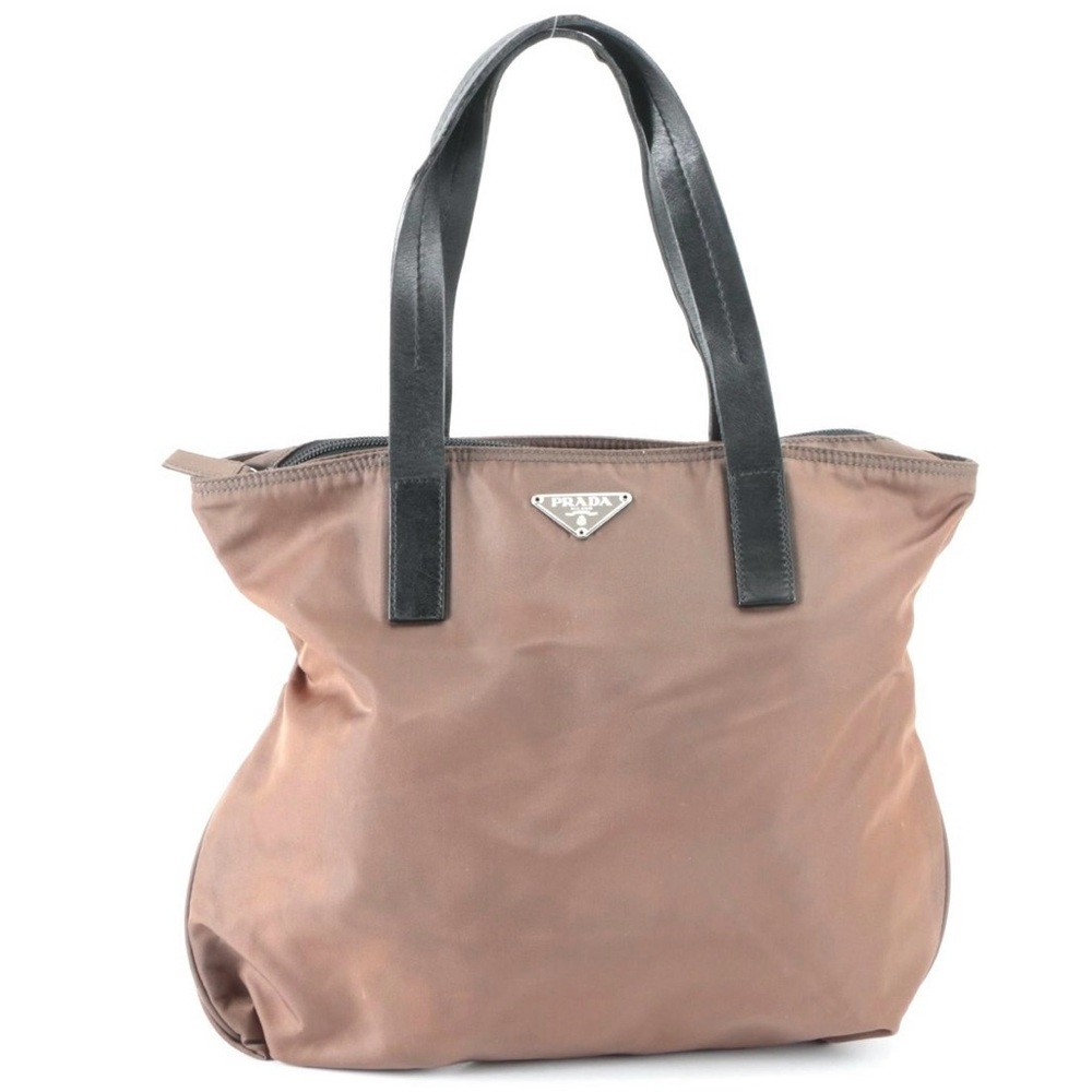 Prada Small Tote Bag in Tessuto Nylon and leather